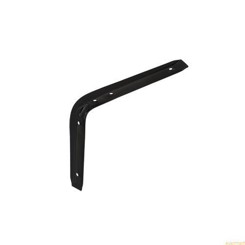 Wspornik klasyczne stalowe WSB 200 / 200x150mm / czarny / op=2szt