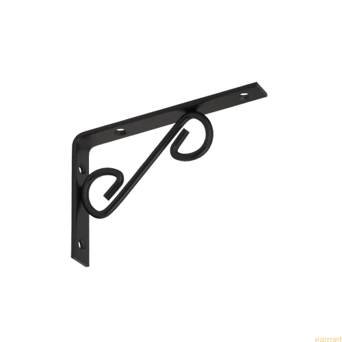 Wspornik ornamentowy WOP 200 / 200x125mm / czarny / op=2szt)