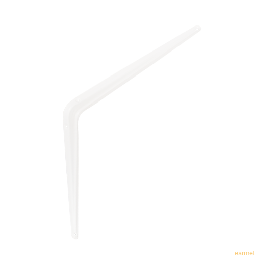 Wspornik półki stalowy WS 400 / 400x350mm / biały malowany / op=2szt