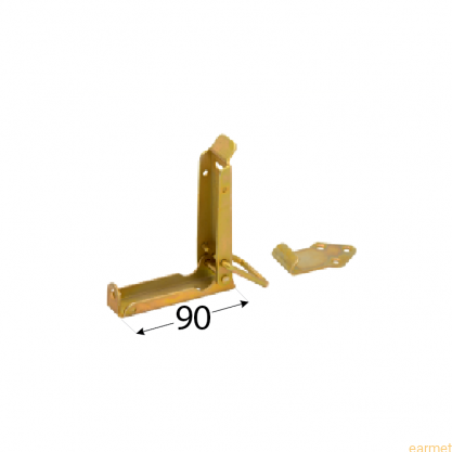 Zamkniecie skrzyni na kłódkę zagiete ZSK 90 / 94x24/