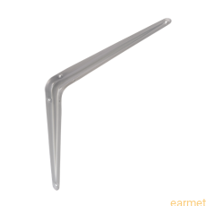 Wspornik półki stalowy WS 250 / 250x200mm / szary / 