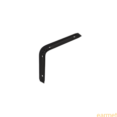 Wspornik klasyczne stalowe WSB 250 / 250x200mm / czarny / 