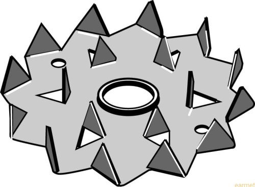 Pierścień kolcowy BULDOG /  C2-62mm M12G /