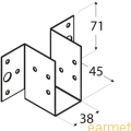 Wieszak lekki WL 6 / 38x71x45 /