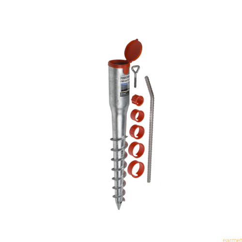 Podstawa słupa wkręcana PWO / 68x550x1,8 mm /