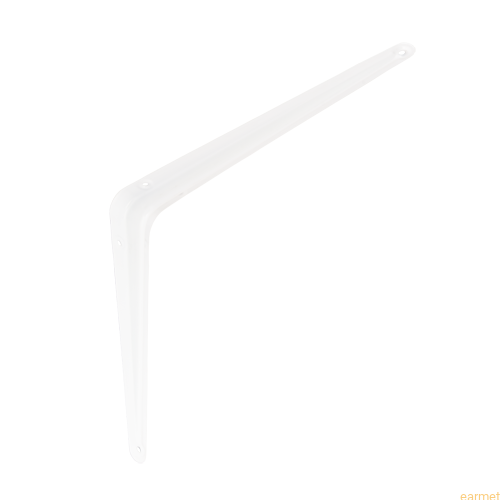 Wspornik półki stalowy WS 250 / 250x200mm / biały malowany / op=2szt