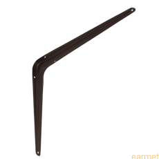 Wspornik półki stalowy WS 450 / 450x400mm / brązowy /