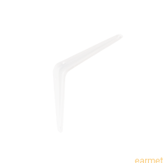 Wspornik półki stalowy WS 175 / 175x150mm / biały malowany / 