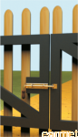Zasuwka sprężynowa z raczką drewnianą WSP 420  /  420x190x50 /