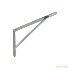 Wspornik wzmacniany WSWP 400 / 400x250x4,0mm / cynk galwaniczny /