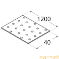 Płytka perforowana PP 91 / 40x1200 /