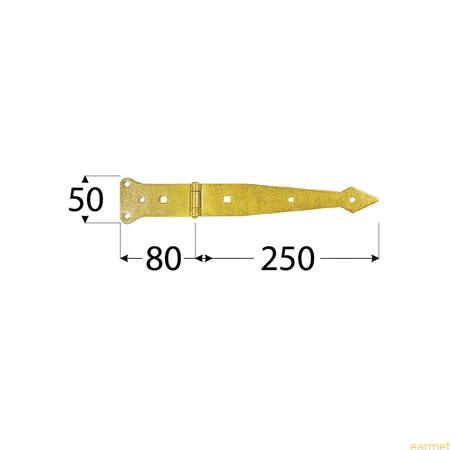 ZBP 250 / 250x80x50x2,5 /