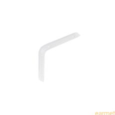 Wspornik klasyczne stalowe WSB 150 / 150x125mm / biały malowany / 