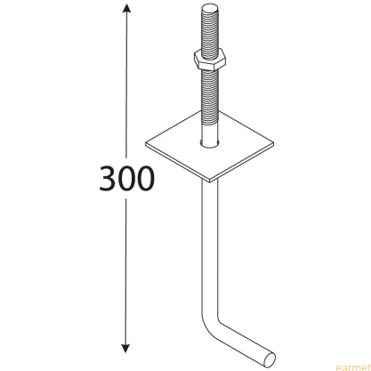 Kotwa Budowlana SK / M 12x300 mm /
