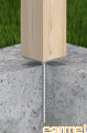 Podstawa słupa PPS 100 / 100x205x4,0 /