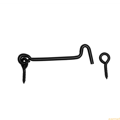 Haczyk zamykajacy wkręcany ZHK 100 / malowany czarny