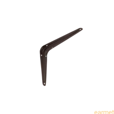 Wspornik półki stalowy WS 150 / 150x125mm / brązowy / 