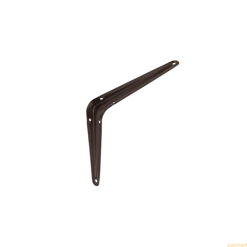 Wspornik półki stalowy WS 150 / 150x125mm / brązowy / op=2szt