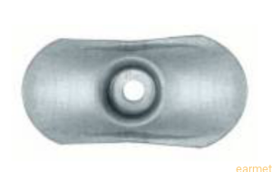 Podkładka dociskowa-owalna, podwójnie wypukła KD-03-WW7