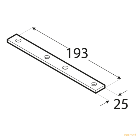 Łącznik wąski LW 5 193x20/ op=20 szt.