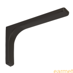 Wspornik z osłoną plastikową WSPP 240 / 240x145x35mm / brązowy / op=2szt