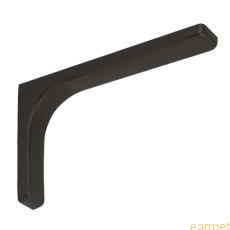 Wspornik z osłoną plastikową WSPP 240 / 240x145x35mm / brązowy / 