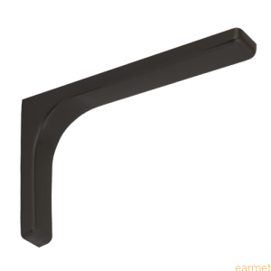 Wspornik z osłoną plastikową WSPP 240 / 240x145x35mm / brązowy / 