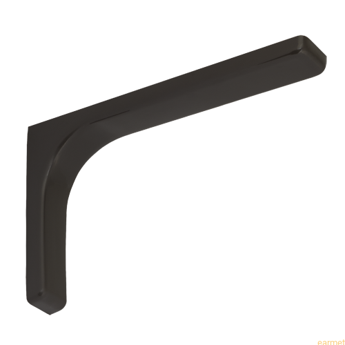 Wspornik z osłoną plastikową WSPP 240 / 240x145x35mm / brązowy / op=2szt