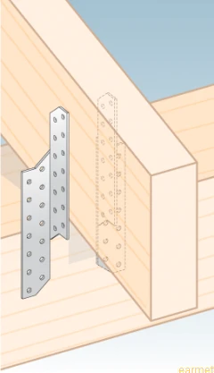Łącznik krokwiowy LK 5 / 250x32 / op=20 szt.  - lewy