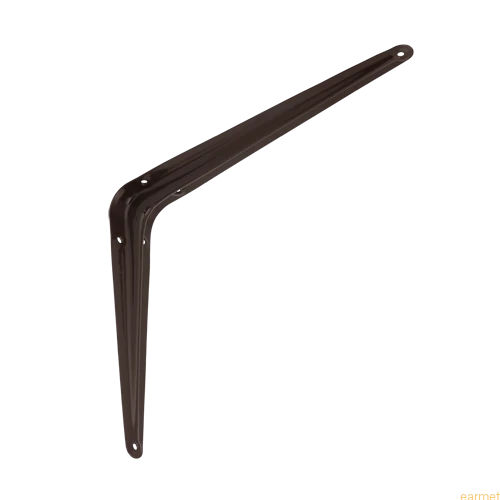 Wspornik półki stalowy WS 250 / 250x200mm / brązowy / op=2szt