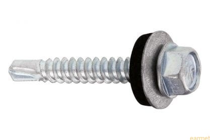 Wkręt samowiercący 4,8x35 OCYNK z EPDM do mocowania blach do podłoża stalowego