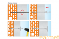 Kołki do styropianu wbijane / LTX / 10x260 / z trzpieniem tworzywowym z krótką strefą rozpierania / 100szt