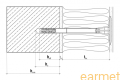 Kołki do styropianu wbijane / LTX  / 10x140 / z trzpieniem tworzywowym z krótką strefą rozpierania  / 200szt