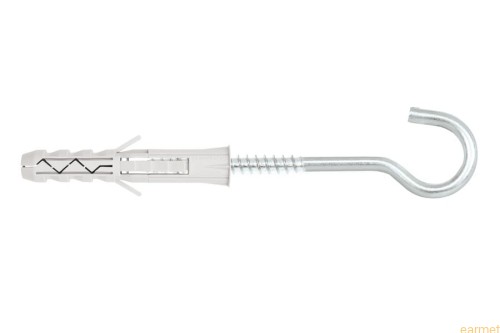 SX 10 / kołek rozporowy do podłoży pełnych z wkrętem z hakiem półpełnym 5,5*90 / 100szt 5,5X90 / 100szt