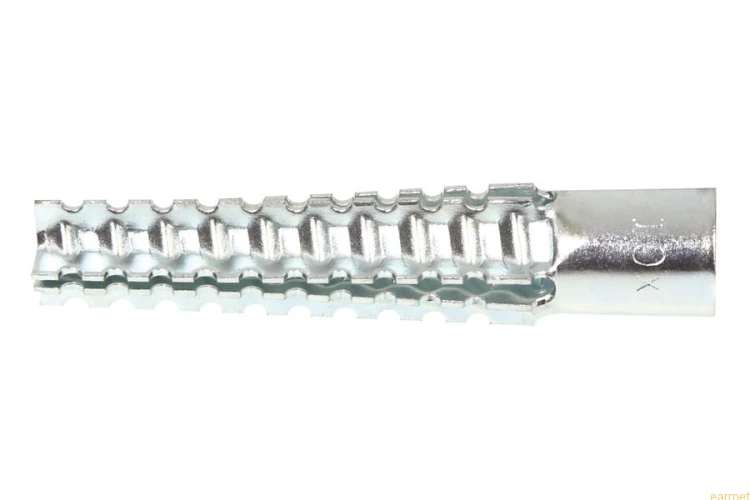 KMG 6*32 / Tuleja metalowa wbijana do gazobetonu działająca jako gniazdo dla wkręta / 200szt
