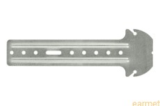 WK 180 mm / wieszak krokwiowy dla sztywnego zamocowania profli CD 60/27 do drewnianych konstrukcji nośnych