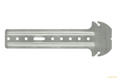 WK 170 mm / wieszak krokwiowy dla sztywnego zamocowania profli CD 60/27 do drewnianych konstrukcji nośnych