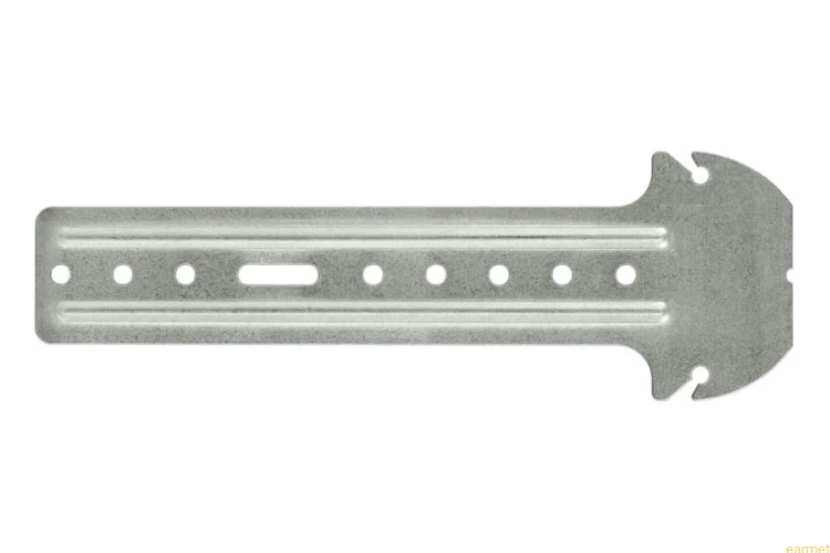 WK 170 mm / wieszak krokwiowy dla sztywnego zamocowania profli CD 60/27 do drewnianych konstrukcji nośnych