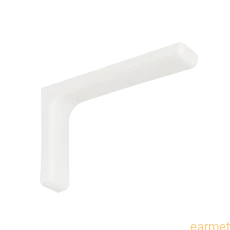 Wspornik z osłoną plastikową WSPP 180 / 180x115x25mm / biały malowany / 