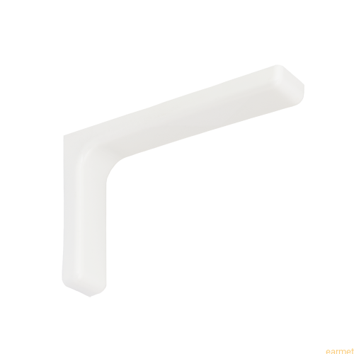 Wspornik z osłoną plastikową WSPP 180 / 180x115x25mm / biały malowany / op=2szt