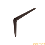 Wspornik półki stalowy WS 200 / 200x150mm / brązowy / op=2szt
