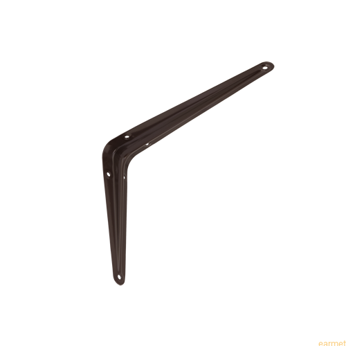 Wspornik półki stalowy WS 200 / 200x150mm / brązowy / op=2szt