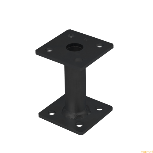 Podstawa słupa PMF 80 / 80x80x100x4,0 / CZARNA