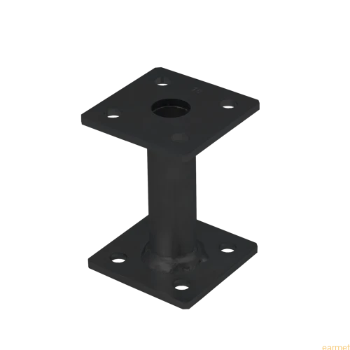 Podstawa słupa PMF 80 / 80x80x100x4,0 / CZARNA