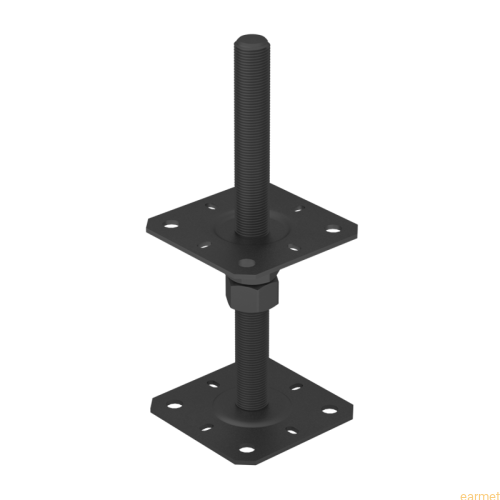 Podstawa słupa PSR 130  / 130x250 / M24 - CZARNY