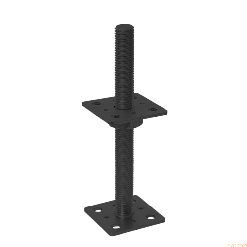 Podstawa słupa PSR 80 / 80x250 / M24 - CZARNY