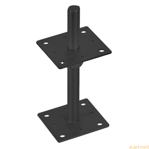 Podstawa słupa PSR 100  / 100x250 / M 24 / CZARNY