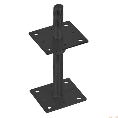 Podstawa słupa PSR 100  / 100x250 / M 24 / CZARNY