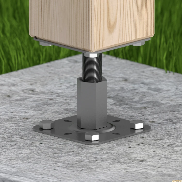 Podstawa słupa PR 130/130  / 130x130x3,0 / CZARNY