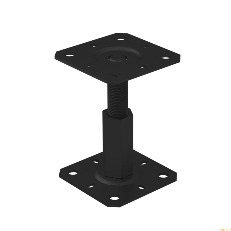 Podstawa słupa PR 130/130  / 130x130x3,0 / CZARNY